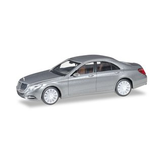 *Herpa 038287-004 Mercedes Benz S-Klasse, silbermetallic  Mastab 1:87