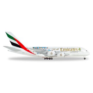 Herpa 531931 Airbus A380 Emirates Real Madrid 2018 Mastab: 1:500