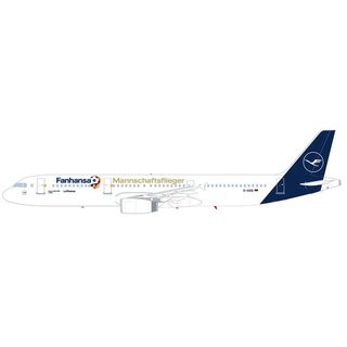 Herpa 612104 Airbus A321 Lufthansa, Mannschaftsflieger 2018 Mastab: 1:200