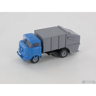 RK-Modelle 036220-bl-gr IFA W50 LA/Z Mllfahrzeug blau/grau Aufbau  Mastab 1:87