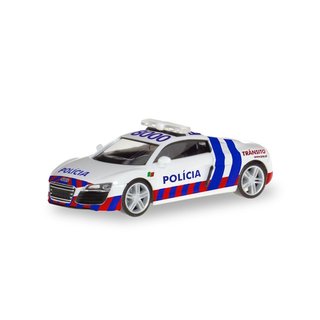 *Herpa 094245 Audi R8, Policia (P) Mastab: 1:87