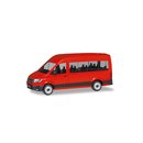 Herpa 094252 VW Crafter Bus HD, rot Mastab: 1:87