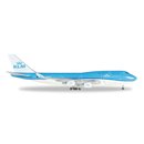 Herpa 529921-001 Boeing B747-400 KLM PH-BFN Mastab: 1:500