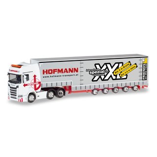 *Herpa 310109 Scania CS Hochdach 6x2 Volumen-Sattelzug, Hofmann (A)  Mastab 1:87