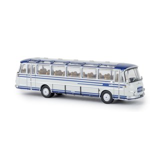 Brekina 58205 Setra S 12, saphirblau/lichtgrau Mastab: 1:87