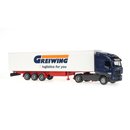 RIETZE 60853 Iveco Stralis SZ ?Sped. Greiwing Massstab: H0