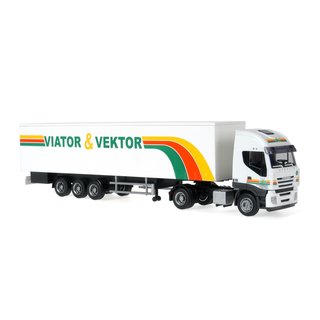 RIETZE 60882 Iveco Stralis Sattelzug,Viator+Vector Massstab: H0