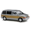 Busch 44623 Plymouth Voyager Woody, Silber  Mastab 1:87