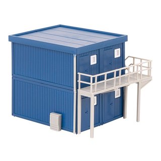 Faller 130134 4 Baucontainer, blau  Mastab H0