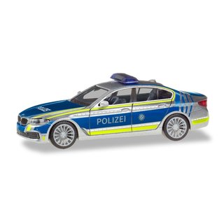 Herpa 094566 BMW 5er Limousine, Lotsenfahrzeug Polizei Mnchen  Mastab 1:87