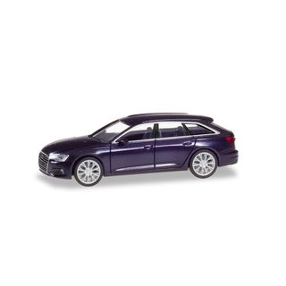 Herpa 430647-002 Audi A6 Avant, firmamentblau metallic  Mastab 1:87