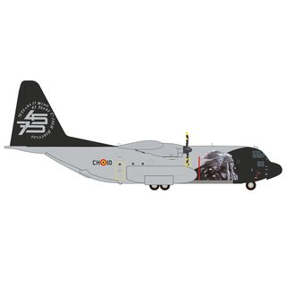 Herpa 559843 Lockheed C130 H Hercules, Belgian 15th Wing 70th  Mastab 1:200