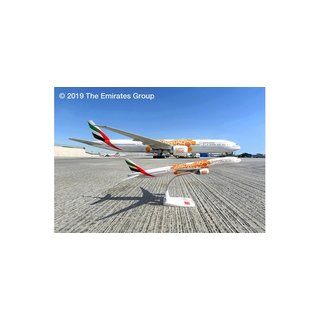 Herpa 612357 Boeing B777-300ER Emirates Expo 2020 Dubai  Mastab 1:200