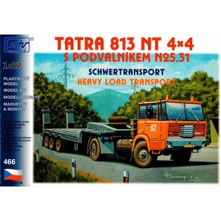 SDV 10466 Bausatz Tatra T-813 NT 4x4 m.Tieflader N25.31 Mastab: 1:87