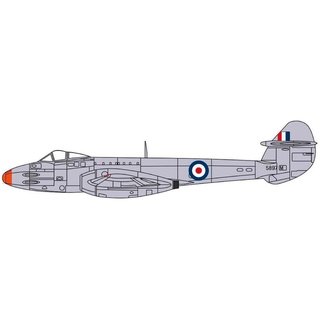Herpa 81AC095 Gloster Meteor-5897M, RAF Hednesford  Mastab 1:72