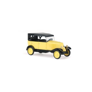 RIETZE 83057 Renault NN1 Cabrio schwarz/gelb/gelb Massstab: H0