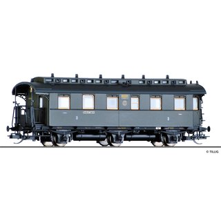 Tillig 16044 Reisezugwagen 3.Klasse  mit Traglastenabteil, DRG, Ep.II  Spur TT