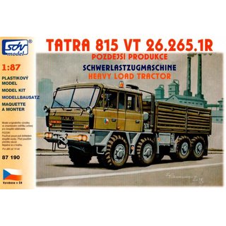 SDV 87190 Bausatz Tatra T-815 VT26 265 8x8 1R Schwerlastzug  Maßstab: 1:87