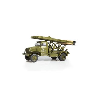 Herpa 83SSM1374 Chevrolet G7117 BM-13 mobiler Raketenwerfer Mastab 1:43
