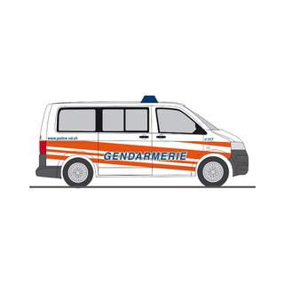 Rietze 53452 VW T5 `10, Gendarmerie (CH) Mastab: 1:87