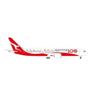 Herpa 534079 Boeing B787-9 Dreamliner, Qantas,100 Years Mastab: 1:500