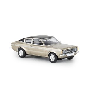 Brekina 19207 Ford Taunus Coupe GXL, gold, Mastab: 1:87