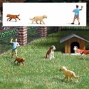 Busch 7896 Action Set: Apportierspiel mit Hunden  Spur H0