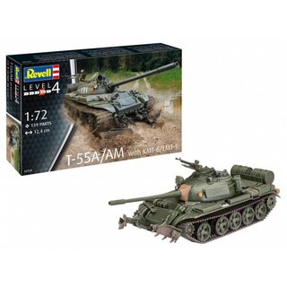 Revell 03328 Panzer T-55A/AM with KMT-6/EMT-5  Mastab 1:72
