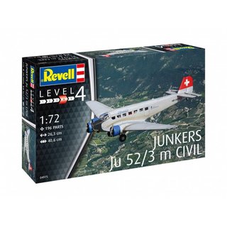 Revell 04975 Junkers Ju52/3m Civil  Mastab 1:72