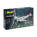 Revell 04975 Junkers Ju52/3m Civil  Mastab 1:72