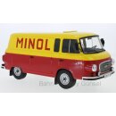 *IXO MCG18210 Barkas B 1000 Kastenwagen, gelb/rot, Minol,...