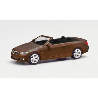 Herpa 033763-002 BMW 3er Cabrio, marrakesh braun metallic  Mastab 1:87