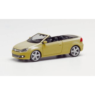 Herpa 034869-002 VW Golf Cabrio, sweet data gold metallic  Mastab 1:87