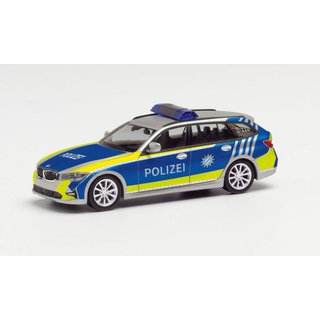 Herpa 095549 BMW 3er T(G21) Polizei Bayern / Studie  Mastab 1:87