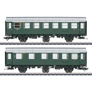Mrklin 43174 Spur H0 Umbauwagen-Paar BC3yg, 2./3.Klasse u.C3yg 3.Klasse, Ep.III