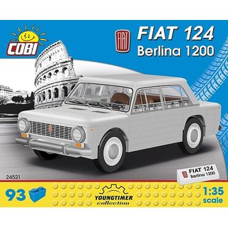 COBI 24521 93 PCS YOUNGTIMER /24521/ FIAT 124 BERLINA 1200