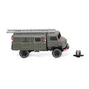 Wiking 036002 Unimog S 404, Fernmeldedienst  Mastab 1:87