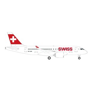 Herpa 530736-001 Airbus A220-100 Swiss International Air Lines  Mastab 1:500