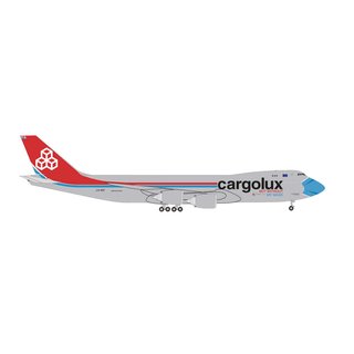 Herpa 534895 Boeing B747-8F Cargolux, Not Without My Mask  Mastab 1:500