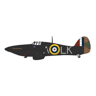 Herpa 81AC105 Hawker Hurricane Mk 1 87Sqn. S/L Ian Gleed Colerne 1941  Mastab 1:72