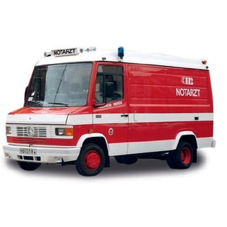 Herpa 943444 Mercedes-Benz T2 NAW, Feuerwehr Bremen Mastab 1:87