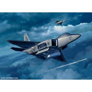 Revell 03858 Lockheed Martin F-22A Raptor  Mastab 1:72