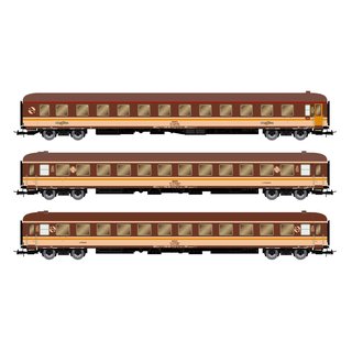 Hornby   HE4006 RENFE, 3tlg.Schlafwg. 2x Bc11