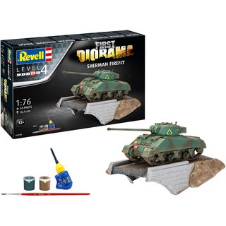 Revell 03299 First Diorama Set - Sherman Firefly  Mastab 1:76