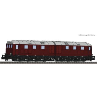 Fleischmann 725100 Dieselelektrische Doppellokomotive 288 002-9, DB, Ep.IV, rot  Spur N