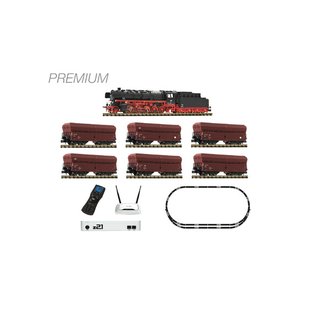 Fleischmann 931898 Premium &ndash; z21 Digitalset: Dampflokomotive BR 044 mit Erzzug, DB,Ep,IV, HE-Snd  Spur N