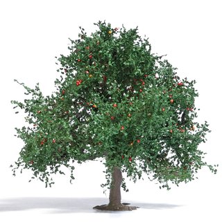 Busch 3652 Apfelbaum 75mm, Sommer  H0 Spur