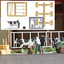 Busch 7930 A-Set: Besamung, mit Kuh und Heuballen H0 Spur