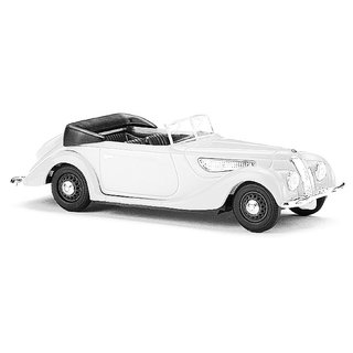 Busch 60207 Bausatz: BMW 327 Cabrio, 1938, wei  Mastab 1:87