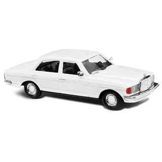 Busch 60211 Bausatz: Mercedes Benz W123 Limousine, 1977, wei  Mastab 1:87